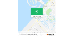 zumurud tower dubai marina location map (1)