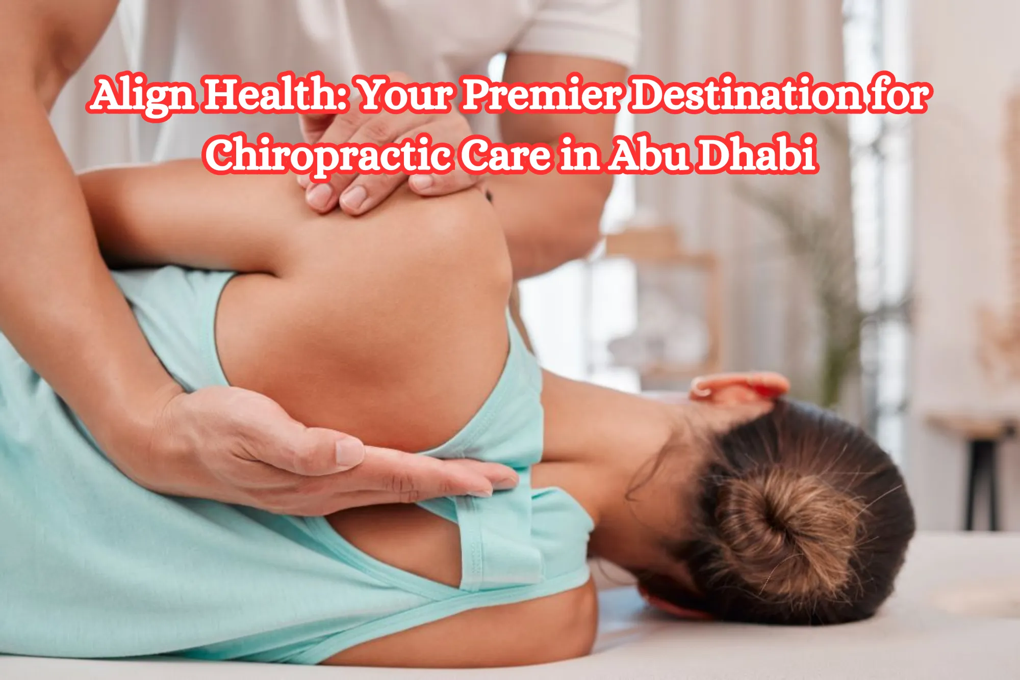 Align Health Your Premier Destination for Chiropractic Care in Abu Dhabi