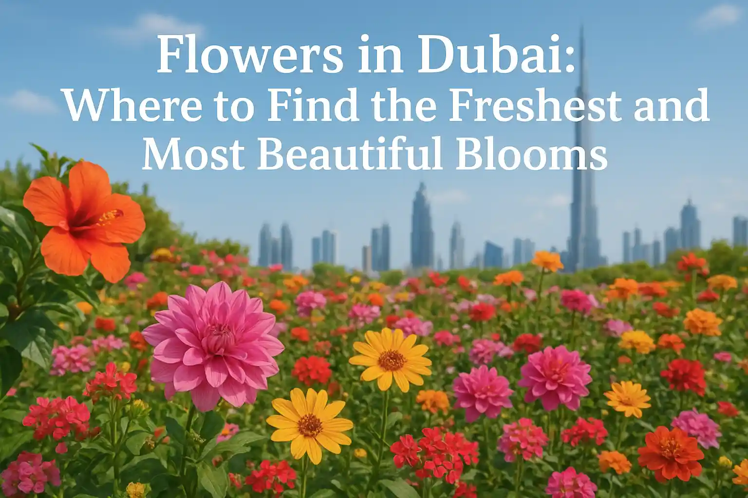 Flowers in Dubai: Where to Find the Freshest and Most Beautiful Blooms