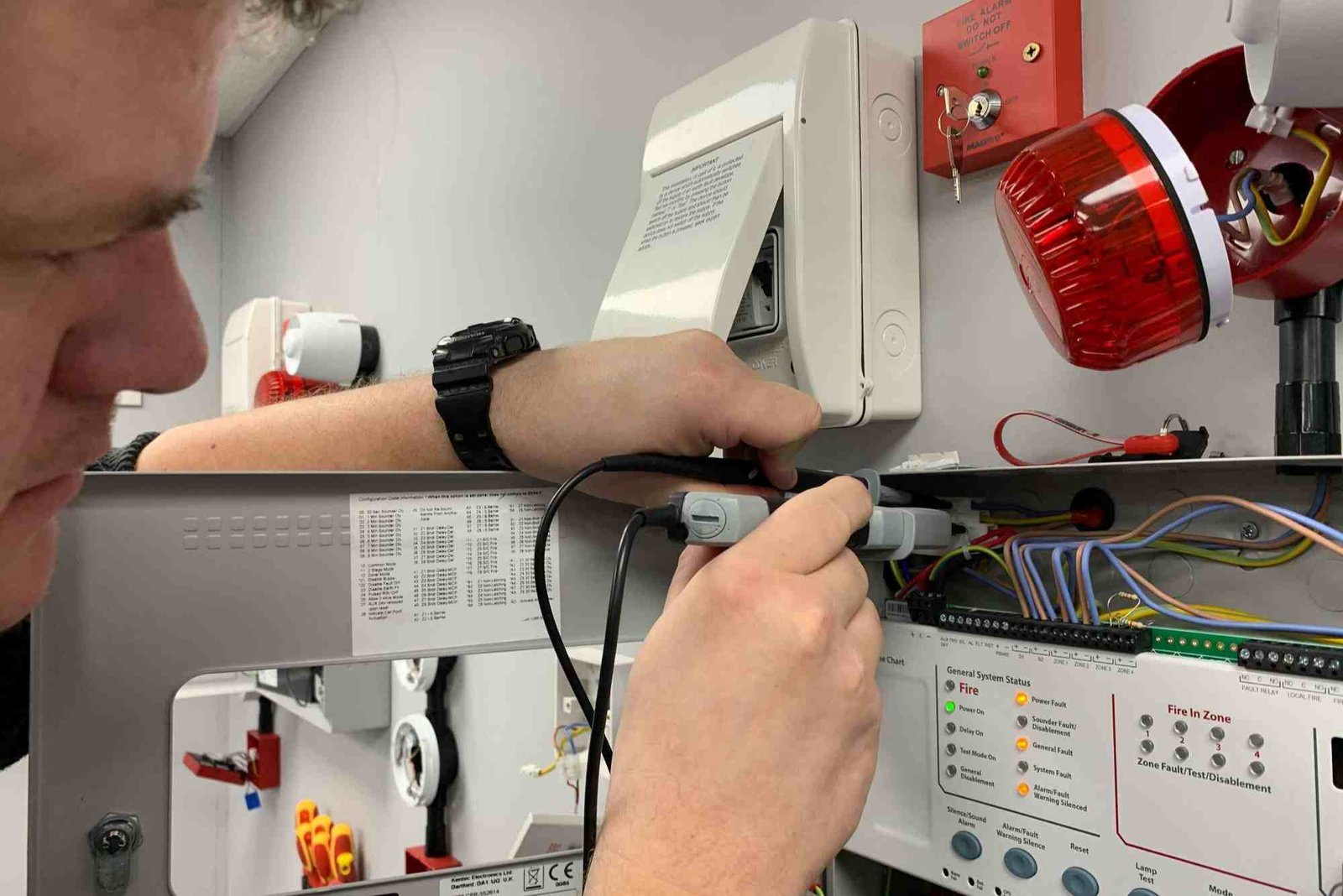 Fire alarm installation services