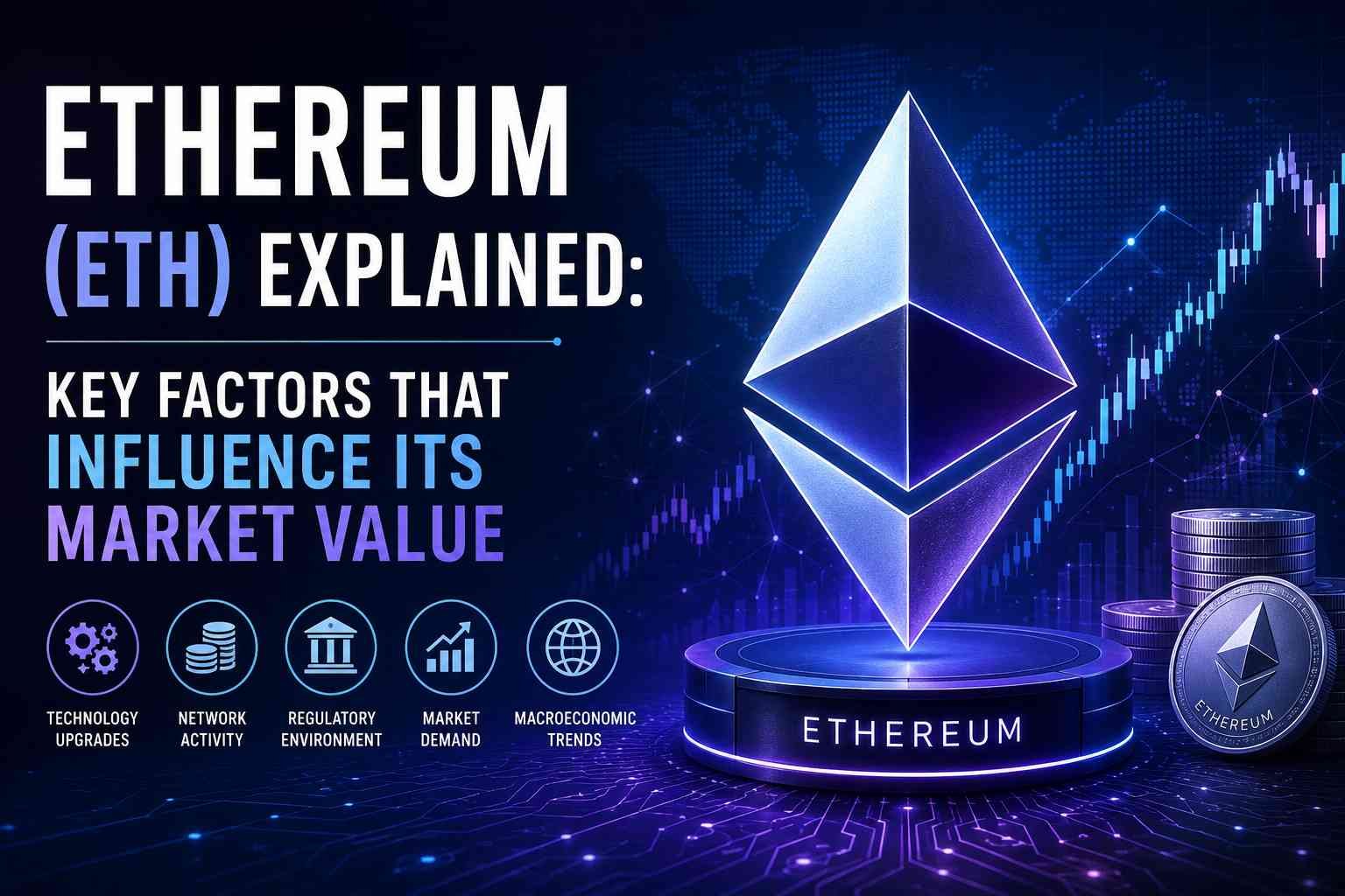 Ethereum market value breakdown infographic